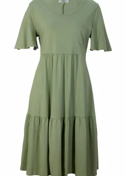 Damen bonprix Nachhaltigere Materialien|Kleider|Jerseykleid aus reiner Baumwolle