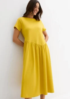 Hot Jersey-Kleid aus reiner Bio-Baumwolle Damen Kleider|Bekleidung·Pullover & Strickjacken