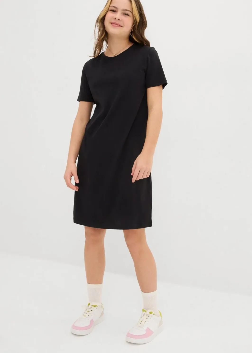 New Jerseykleid aus reiner Bio-Baumwolle Kinder Mädchen 9-16 Jahre·Kleider & Jumpsuits|Mädchen 2-8 Jahre·Nachhaltigere Materialien