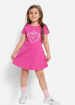 Jerseykleid aus reiner Bio-Baumwolle (2er Pack) Kinder Mädchen 2-8 Jahre·Nachhaltigere Materialien|Mädchen 9-16 Jahre·Nachhaltigere Materialien