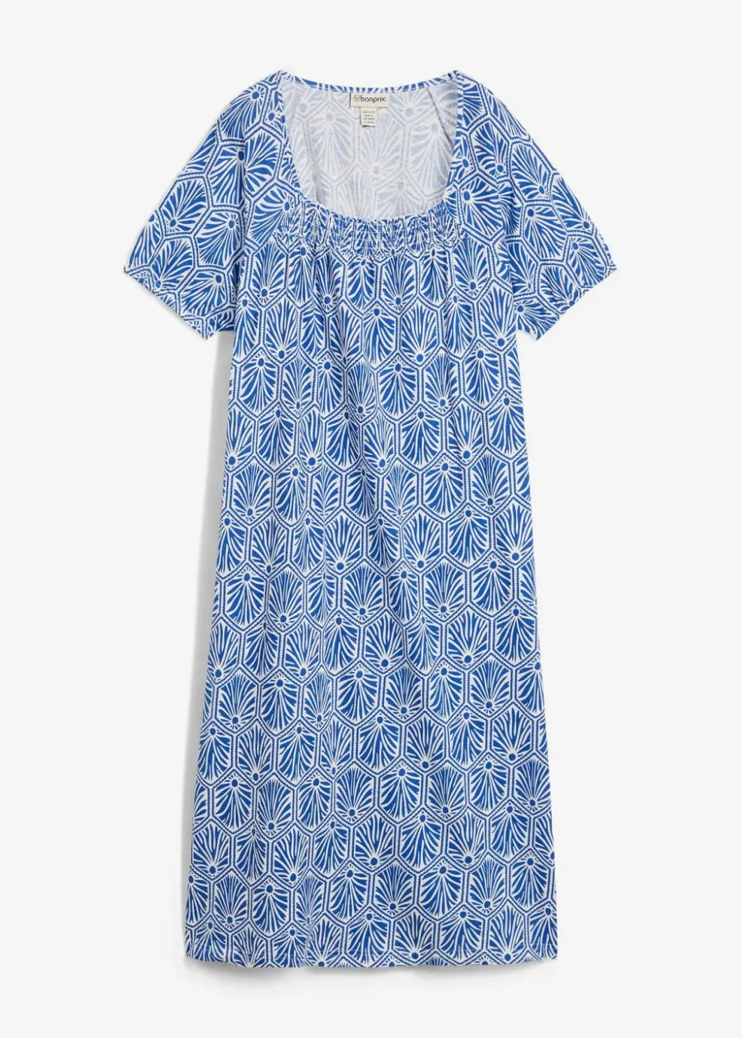 Damen bonprix Kleider|Bekleidung·Pullover & Strickjacken|Jerseykleid aus reiner Bio-Baumwolle