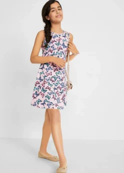 Outlet Jerseykleid aus reiner Bio-Baumwolle Kinder Mädchen 9-16 Jahre·Kleider & Jumpsuits|Mädchen 2-8 Jahre·Nachhaltigere Materialien