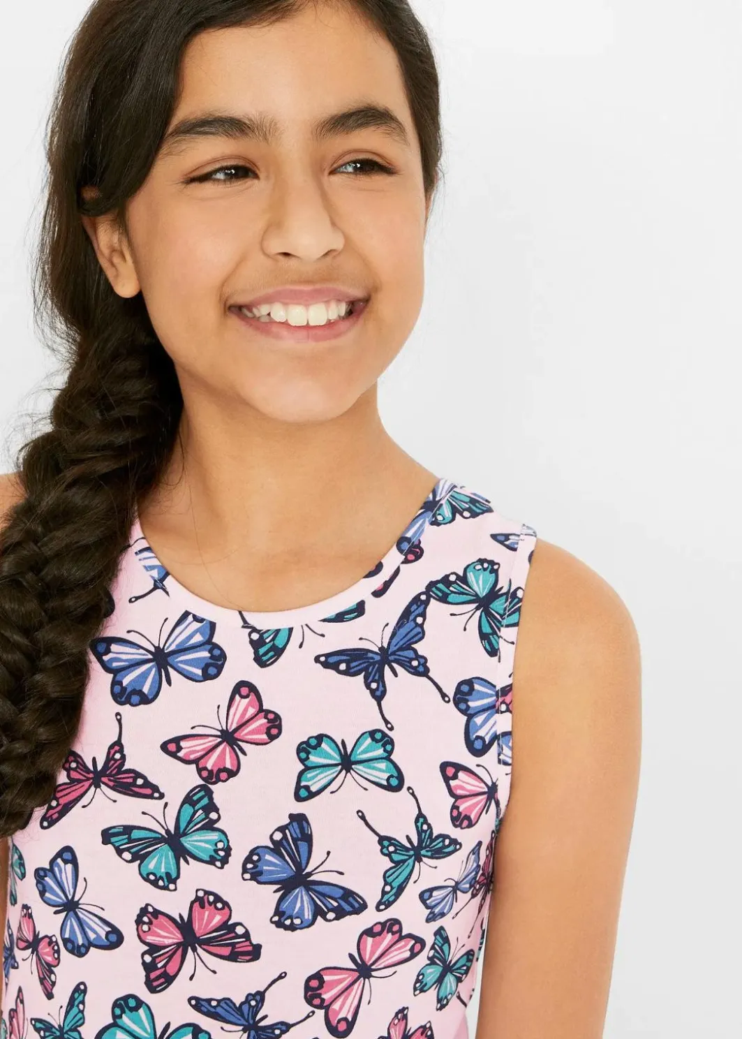 Outlet Jerseykleid aus reiner Bio-Baumwolle Kinder Mädchen 9-16 Jahre·Kleider & Jumpsuits|Mädchen 2-8 Jahre·Nachhaltigere Materialien