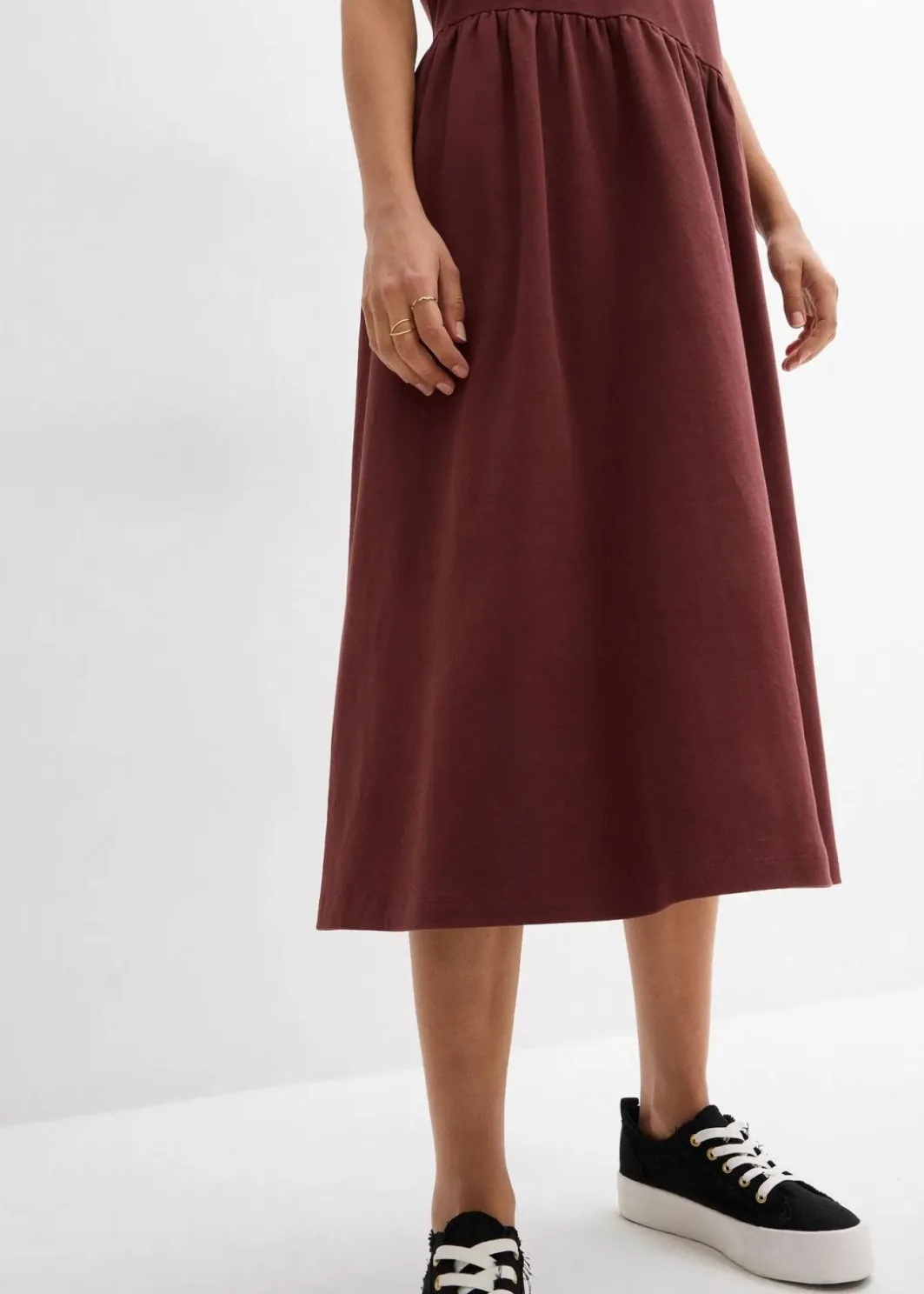 Hot Jersey-Kleid aus reiner Bio-Baumwolle Damen Bekleidung·Pullover & Strickjacken|Kleider