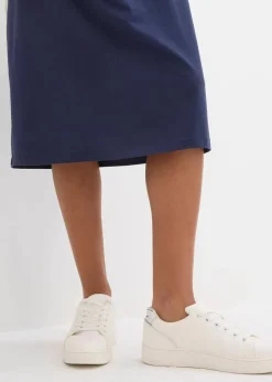 Damen bonprix Basics|Kleider|Jerseykleid aus reiner Bio-Baumwolle