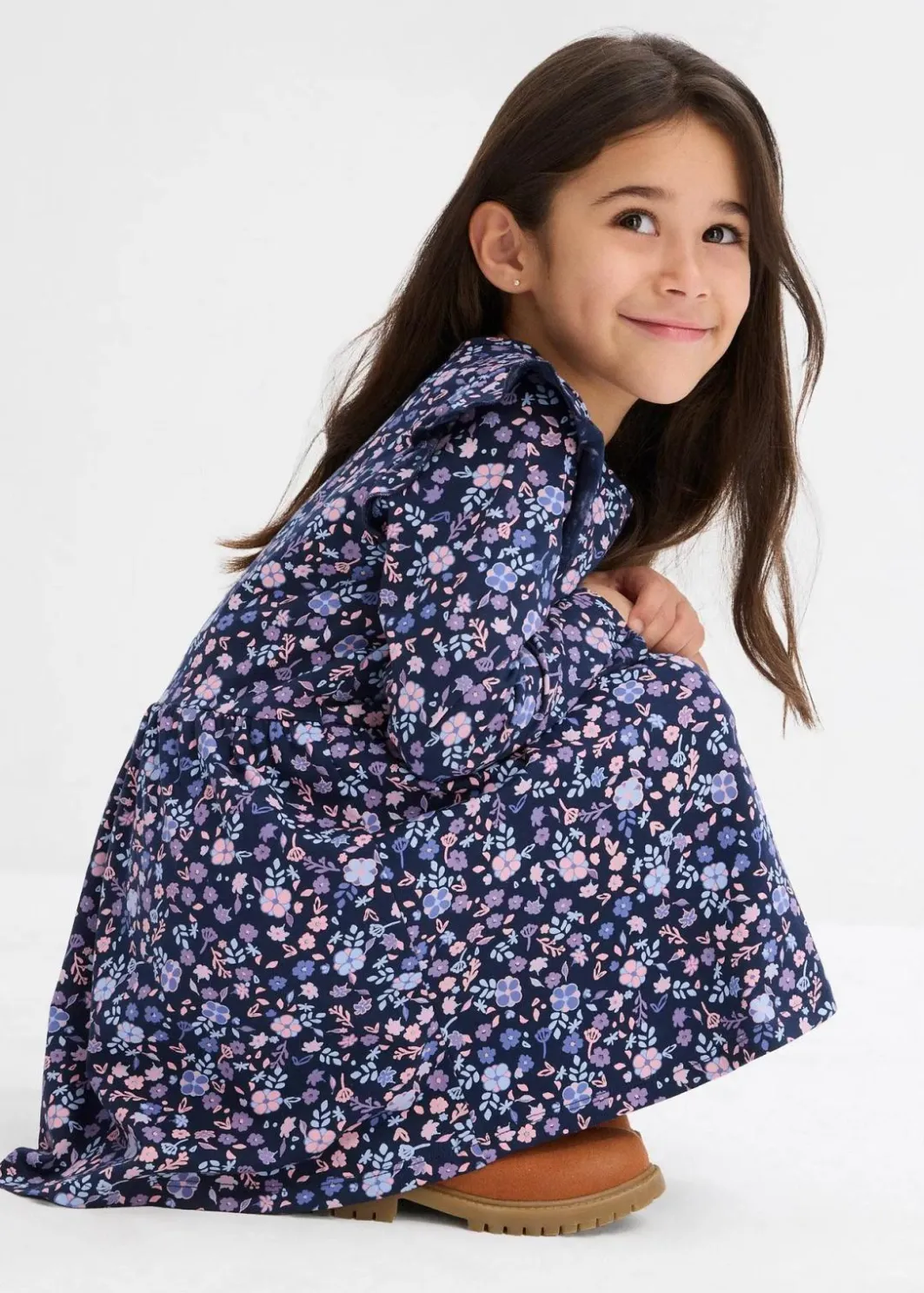 Kinder bonprix Mädchen 2-8 Jahre·Nachhaltigere Materialien|Mädchen 9-16 Jahre·Nachhaltigere Materialien|Jerseykleid aus reiner Bio-Baumwolle