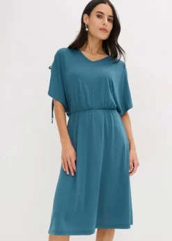 Damen bonprix Kleider|Bekleidung·Pullover & Strickjacken|Jerseykleid aus softem Modal-Mix