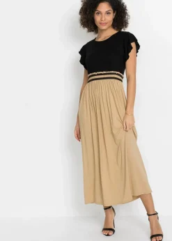 Clearance Jerseykleid aus Viskose Damen Kleider|Bekleidung·Pullover & Strickjacken
