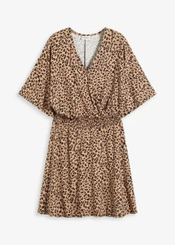 Outlet Jerseykleid aus Viskose-Mix Damen Bekleidung·Pullover & Strickjacken|Nachhaltigere Materialien