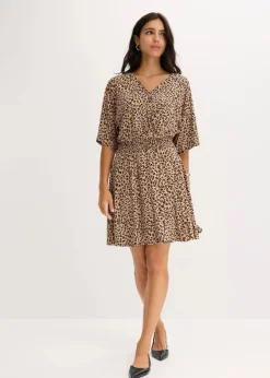 Outlet Jerseykleid aus Viskose-Mix Damen Bekleidung·Pullover & Strickjacken|Nachhaltigere Materialien