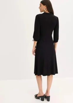 Jerseykleid aus Viskose-mix Damen Kleider|Bekleidung·Pullover & Strickjacken