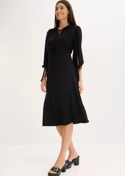 Jerseykleid aus Viskose-mix Damen Kleider|Bekleidung·Pullover & Strickjacken