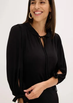 Jerseykleid aus Viskose-mix Damen Kleider|Bekleidung·Pullover & Strickjacken