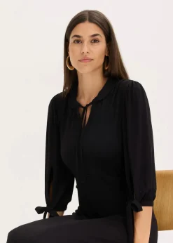Jerseykleid aus Viskose-mix Damen Kleider|Bekleidung·Pullover & Strickjacken