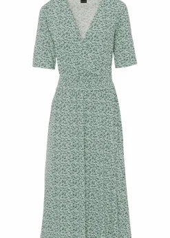 Discount Jerseykleid aus Viskose-Mix Damen Bekleidung·Pullover & Strickjacken|Kleider