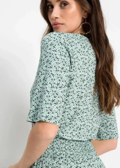 Discount Jerseykleid aus Viskose-Mix Damen Bekleidung·Pullover & Strickjacken|Kleider