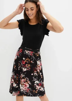 Damen bonprix Nachhaltigere Materialien|Kleider|Jerseykleid aus Viskose-Mix