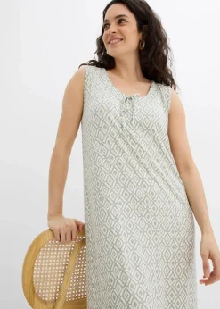 Best Jerseykleid aus Viskose-Mix Damen Kleider|Bekleidung·Pullover & Strickjacken