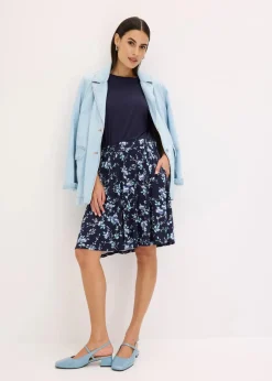 Damen bonprix Kleider|Bekleidung·Pullover & Strickjacken|Jerseykleid aus Viskose-Mix