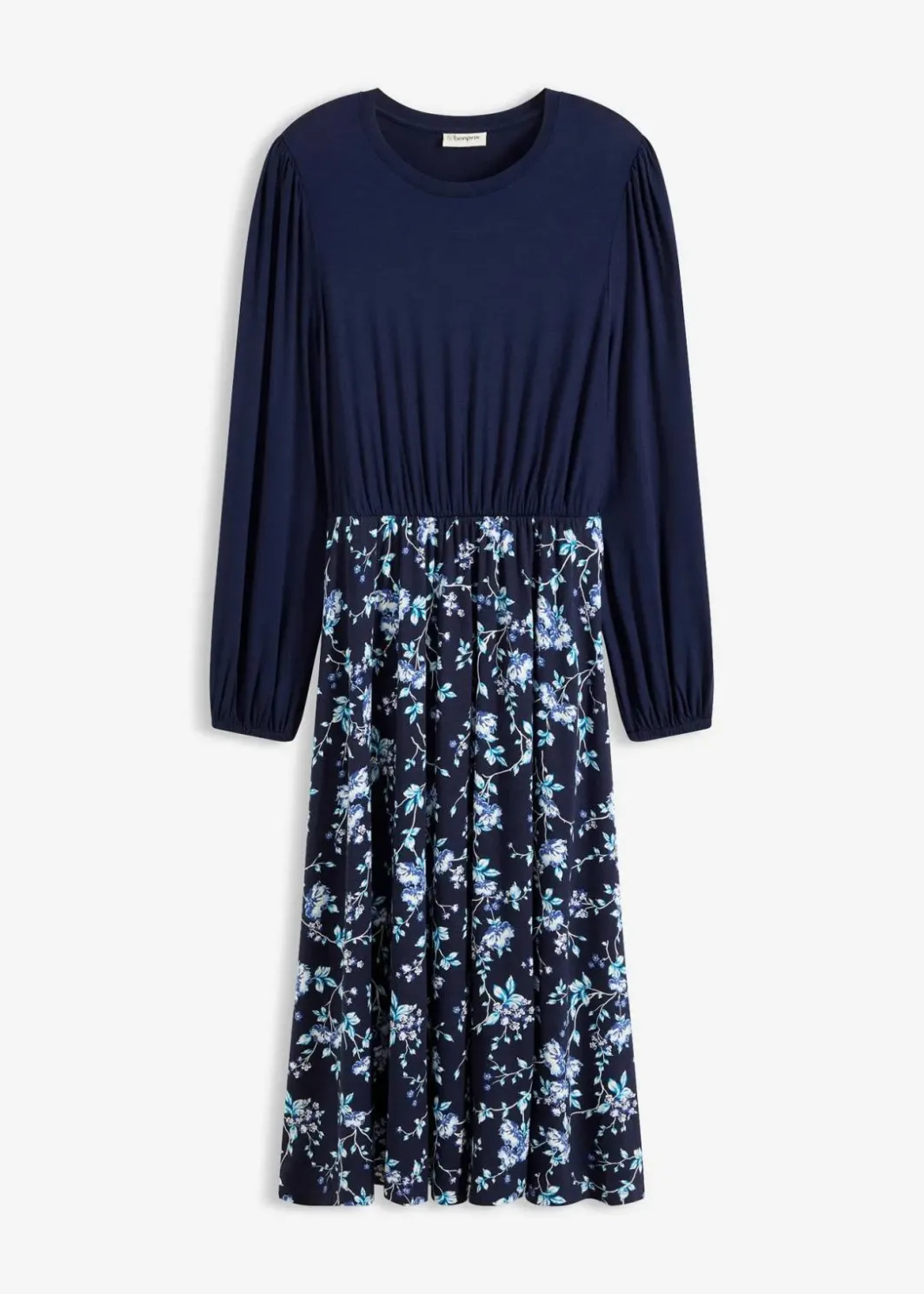 Clearance Jerseykleid aus Viskose-Mix Damen Bekleidung·Pullover & Strickjacken|Kleider