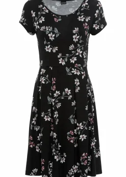 Clearance Jerseykleid aus Viskose-Mix Damen Kleider|Nachhaltigere Materialien