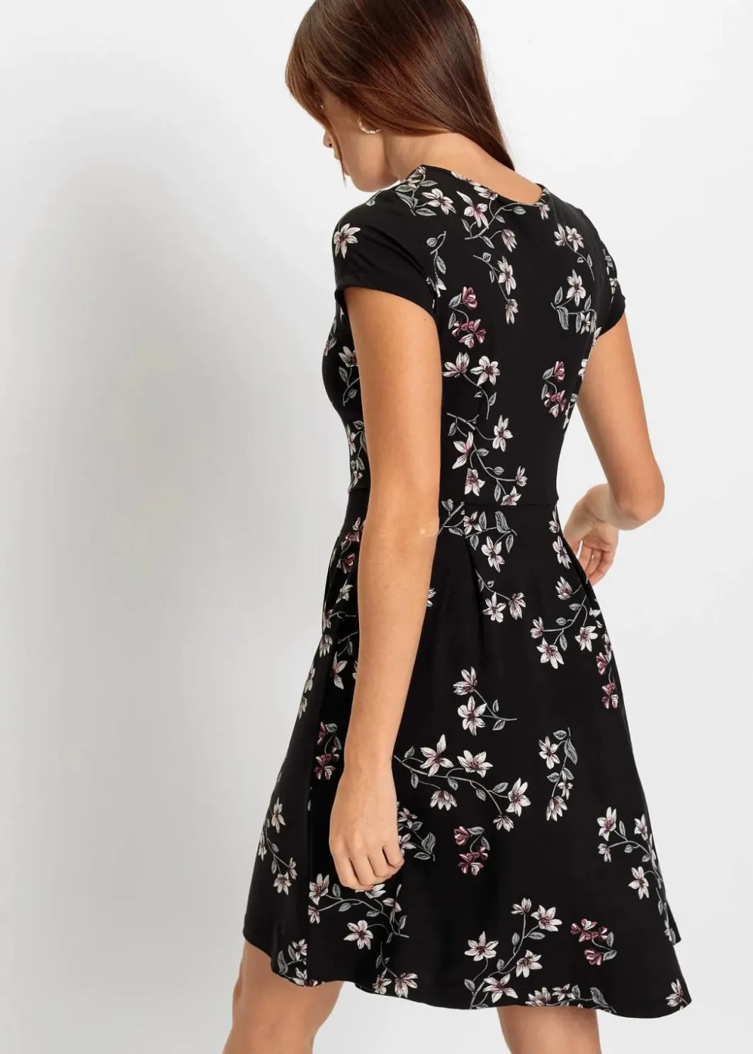 Clearance Jerseykleid aus Viskose-Mix Damen Kleider|Nachhaltigere Materialien