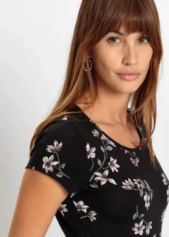 Clearance Jerseykleid aus Viskose-Mix Damen Kleider|Nachhaltigere Materialien