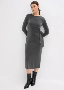 Damen bonprix Bekleidung·Pullover & Strickjacken|Kleider|Jerseykleid aus Viskose-Mix