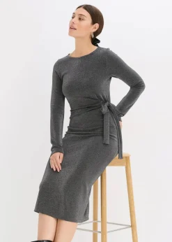 Damen bonprix Bekleidung·Pullover & Strickjacken|Kleider|Jerseykleid aus Viskose-Mix