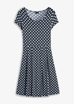 Online Jerseykleid aus Viskose-Mix Damen Kleider|Nachhaltigere Materialien