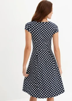 Online Jerseykleid aus Viskose-Mix Damen Kleider|Nachhaltigere Materialien