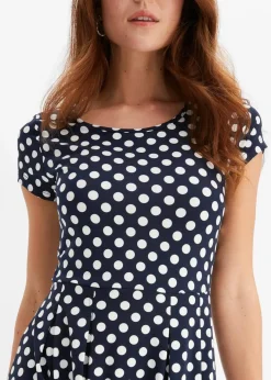 Online Jerseykleid aus Viskose-Mix Damen Kleider|Nachhaltigere Materialien