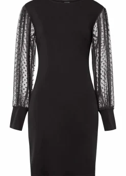Damen bonprix Kleider|Bekleidung·Pullover & Strickjacken|Jerseykleid aus Viskose-Mix