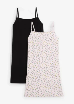 Hot Jerseykleid (2er Pack) aus elastischem Baumwoll-Mix Kinder Mädchen 9-16 Jahre·Mehrfachpacks|Mädchen 9-16 Jahre·Kleider & Jumpsuits