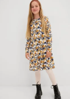 Kinder bonprix Mädchen 9-16 Jahre·Mehrfachpacks|Mädchen 9-16 Jahre·Kleider & Jumpsuits|Jerseykleid (2er Pack) aus reiner Bio-Baumwolle