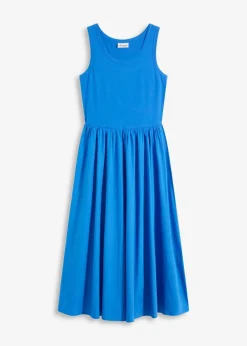 Online Jerseykleid im Materialmix Damen Bekleidung·Pullover & Strickjacken|Nachhaltigere Materialien