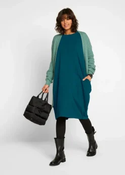 Sale Jerseykleid in O-Shape Damen Bekleidung·Pullover & Strickjacken|Kleider