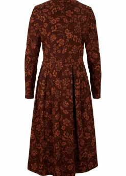 New Jerseykleid mir Druck, langarm Damen Bekleidung·Pullover & Strickjacken|Kleider
