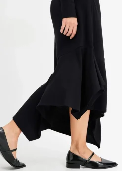 Damen bonprix Bekleidung·Pullover & Strickjacken|Kleider|Jerseykleid mit asymmetrischem Saum