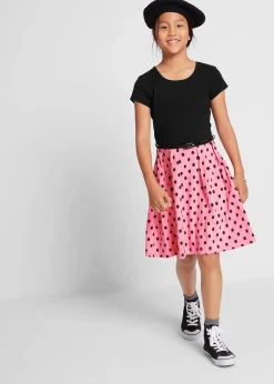 Kinder bonprix Mädchen 9-16 Jahre·Kleider & Jumpsuits|Mädchen 2-8 Jahre·Nachhaltigere Materialien|Jerseykleid mit Bio-Baumwolle