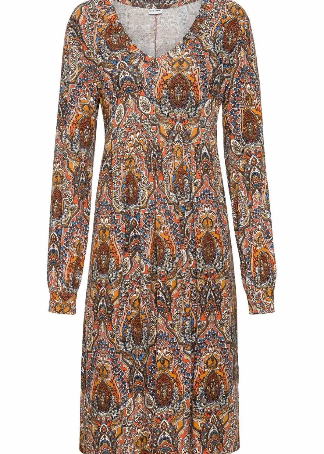 Damen bonprix Bekleidung·Pullover & Strickjacken|Kleider|Jerseykleid mit Paisley