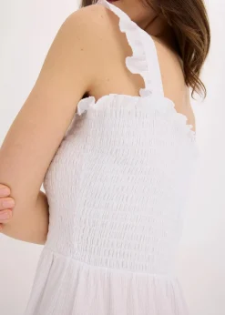 Damen bonprix Bekleidung·Pullover & Strickjacken|Kleider|Jerseykleid mit Smok-Detail