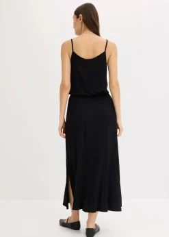 Damen bonprix Nachhaltigere Materialien|Kleider|Jerseykleid mit Spitze