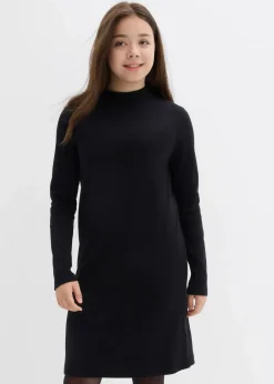 Kinder bonprix Mädchen 9-16 Jahre·Kleider & Jumpsuits|Jerseykleid mit Stehkragen