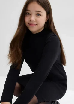 Kinder bonprix Mädchen 9-16 Jahre·Kleider & Jumpsuits|Jerseykleid mit Stehkragen