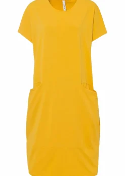 Damen bonprix Kleider|Bekleidung·Pullover & Strickjacken|Jerseykleid mit Taschen