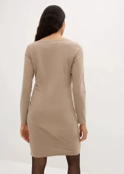 Online Jerseykleid mit V-Ausschnitt (2er Pack) Damen Bekleidung·Röcke|Bekleidung·Pullover & Strickjacken