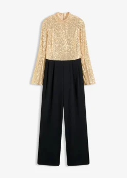 Best Jersey-Overall mit Pailletten Damen Jumpsuits|Bekleidung·Homewear