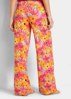 Damen bonprix Bekleidung·Kleider|Hosen|Jersey-Palazzohose aus softem Viskose-Mix