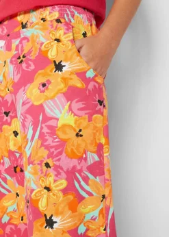Damen bonprix Bekleidung·Kleider|Hosen|Jersey-Palazzohose aus softem Viskose-Mix